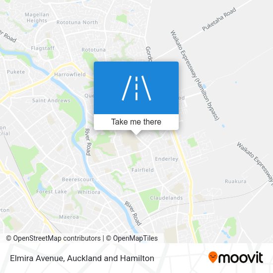 Elmira Avenue map