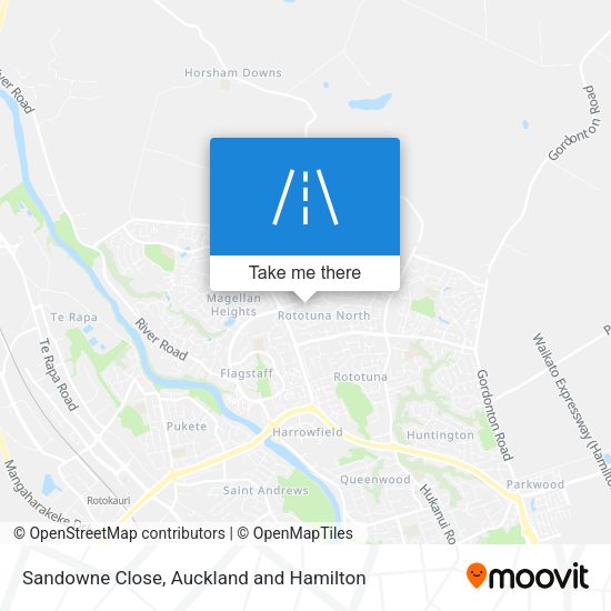 Sandowne Close map