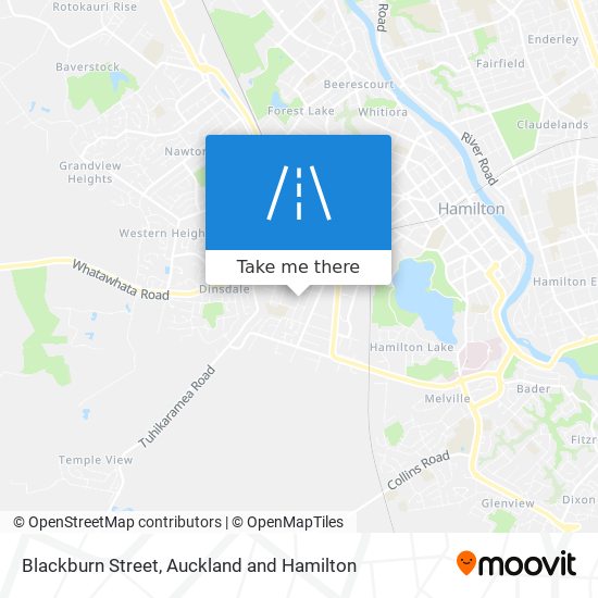 Blackburn Street map