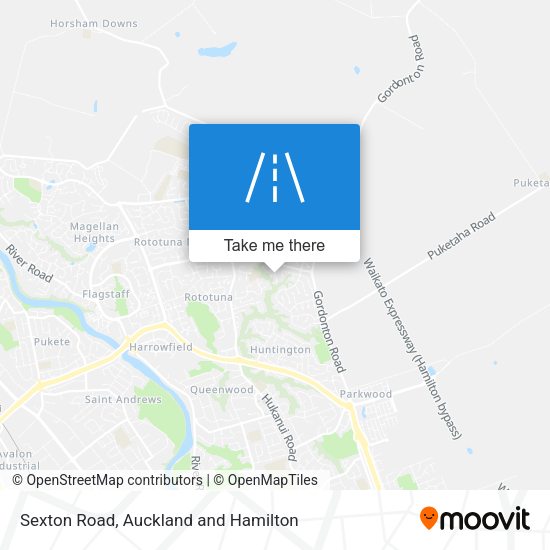 Sexton Road map