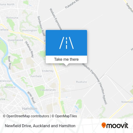 Newfield Drive map