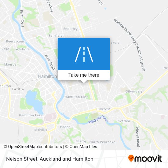 Nelson Street map