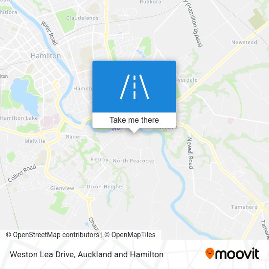 Weston Lea Drive map