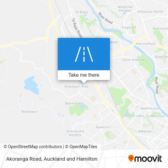 Akoranga Road map