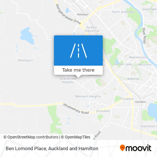 Ben Lomond Place map