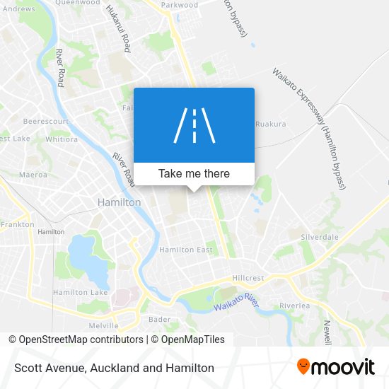 Scott Avenue map