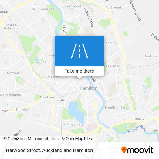 Harwood Street map