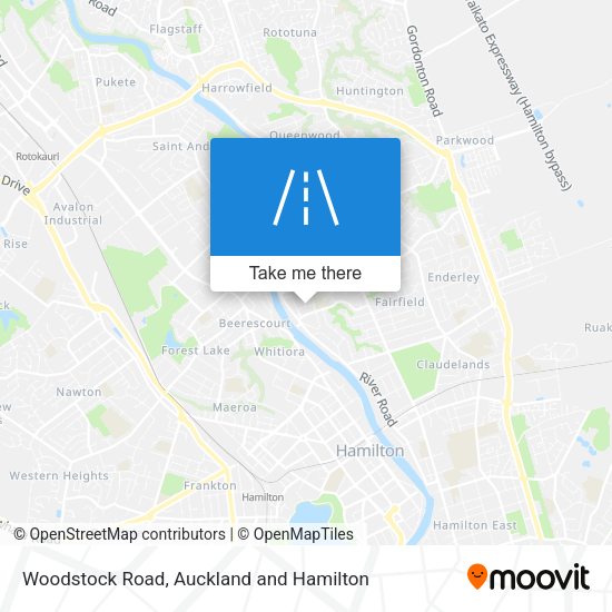 Woodstock Road map