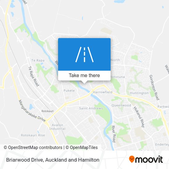 Briarwood Drive map