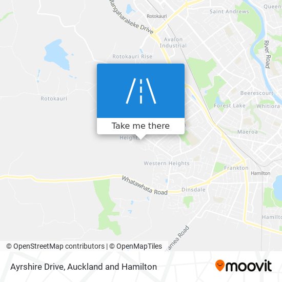 Ayrshire Drive map