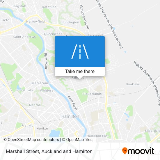Marshall Street map
