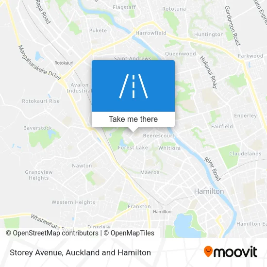 Storey Avenue map