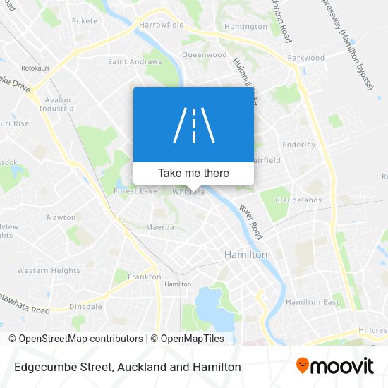 Edgecumbe Street map