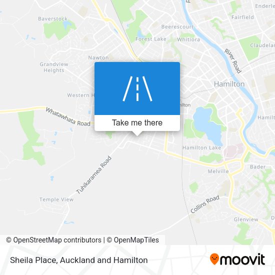 Sheila Place map