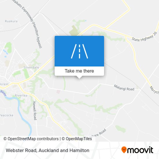 Webster Road map