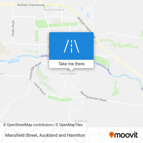 Mansfield Street map