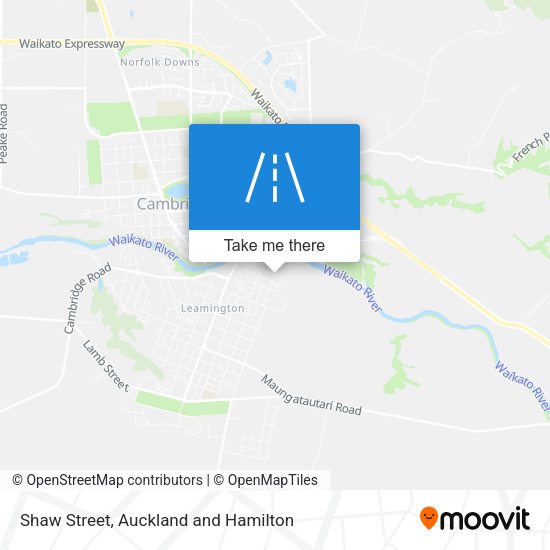 Shaw Street map
