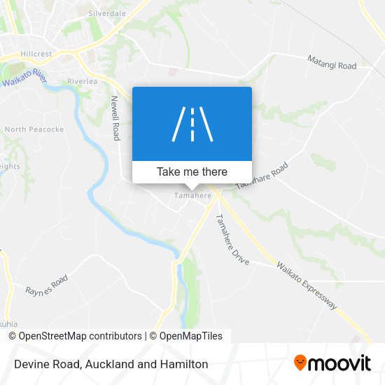 Devine Road map