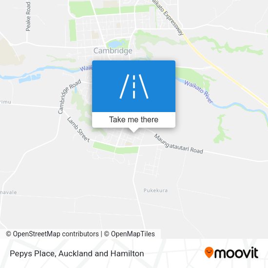 Pepys Place map