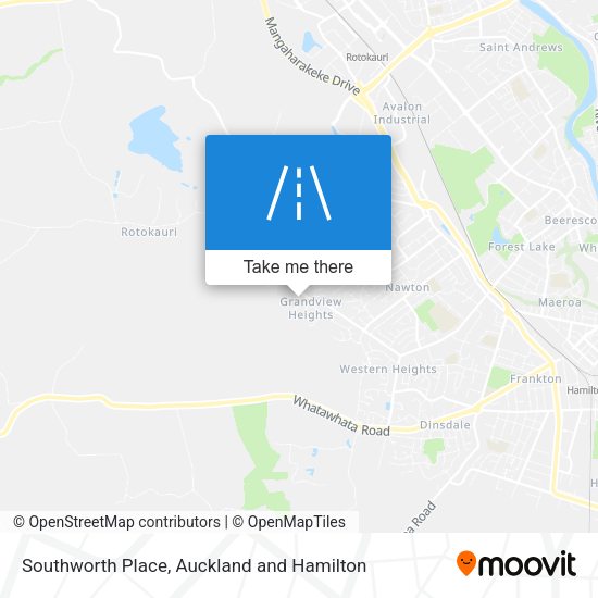 Southworth Place map