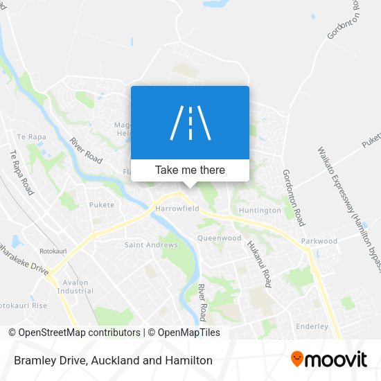 Bramley Drive map