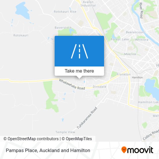Pampas Place map