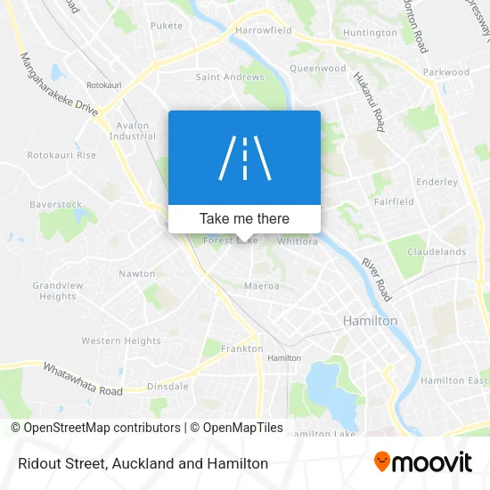 Ridout Street map