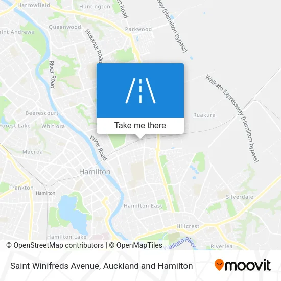 Saint Winifreds Avenue map