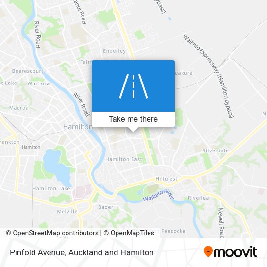 Pinfold Avenue map