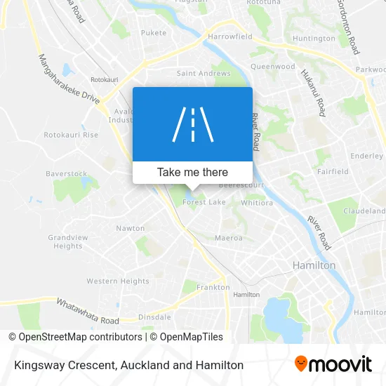 Kingsway Crescent map