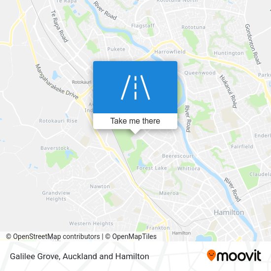 Galilee Grove map