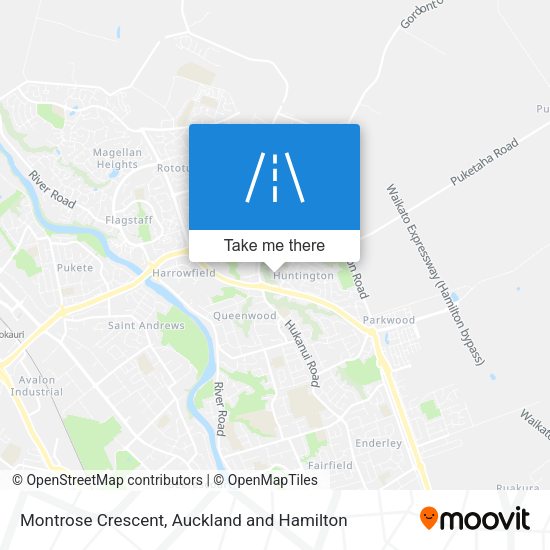 Montrose Crescent map