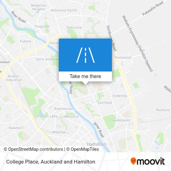 College Place map