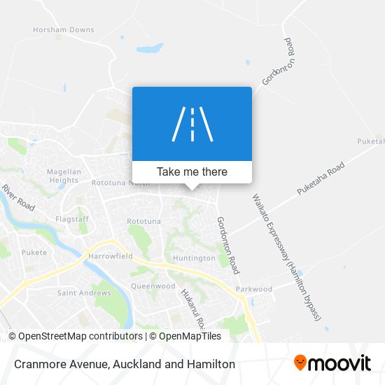 Cranmore Avenue map