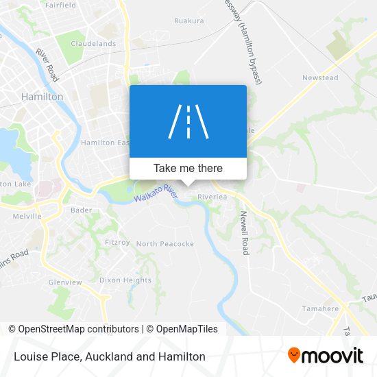 Louise Place map