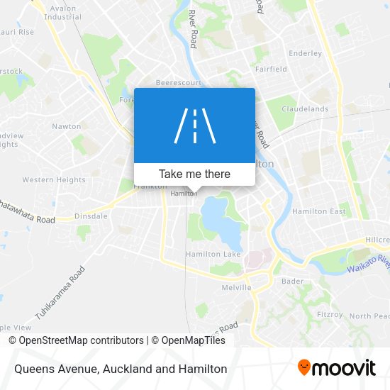 Queens Avenue map