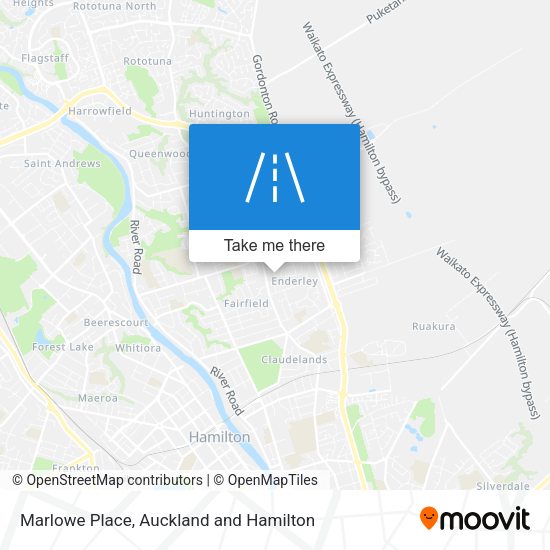Marlowe Place map