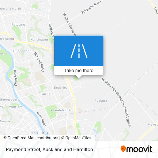Raymond Street map