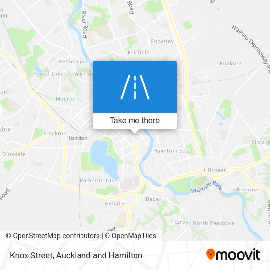 Knox Street map
