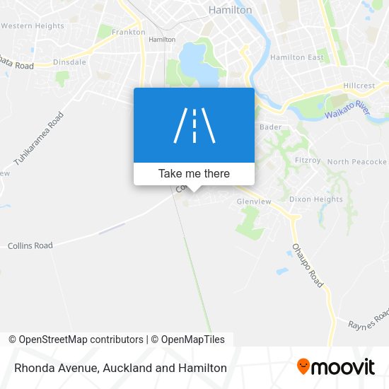 Rhonda Avenue map