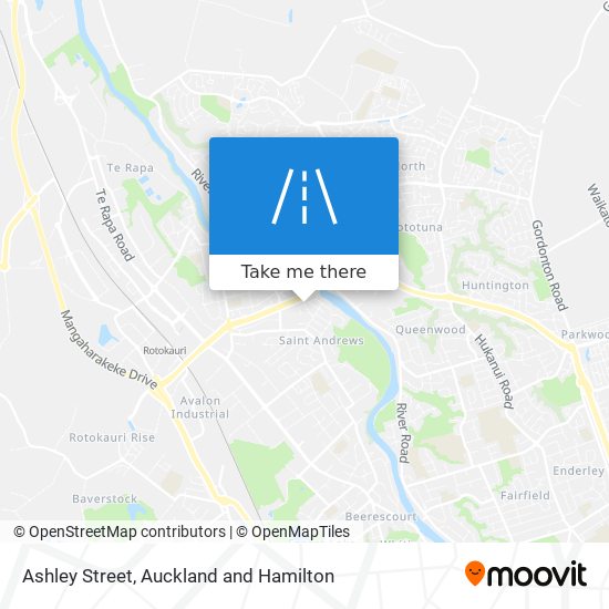 Ashley Street map