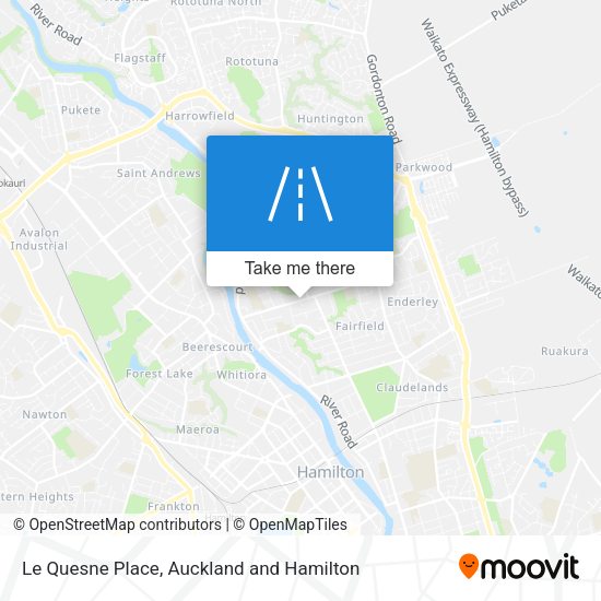 Le Quesne Place map