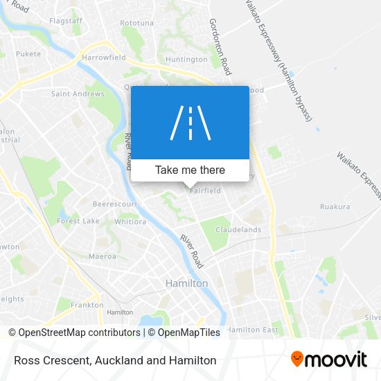 Ross Crescent map