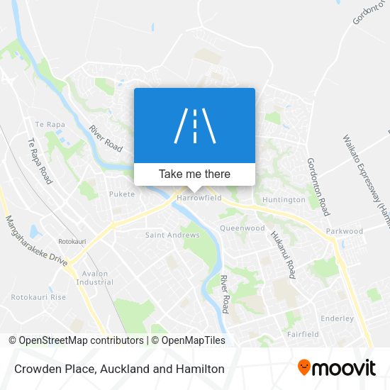 Crowden Place map