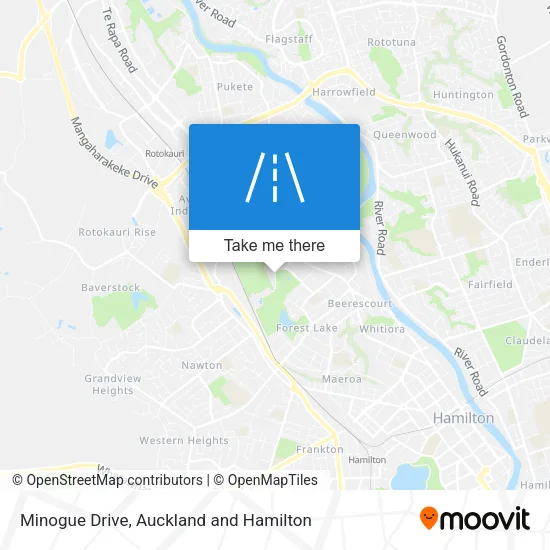 Minogue Drive map