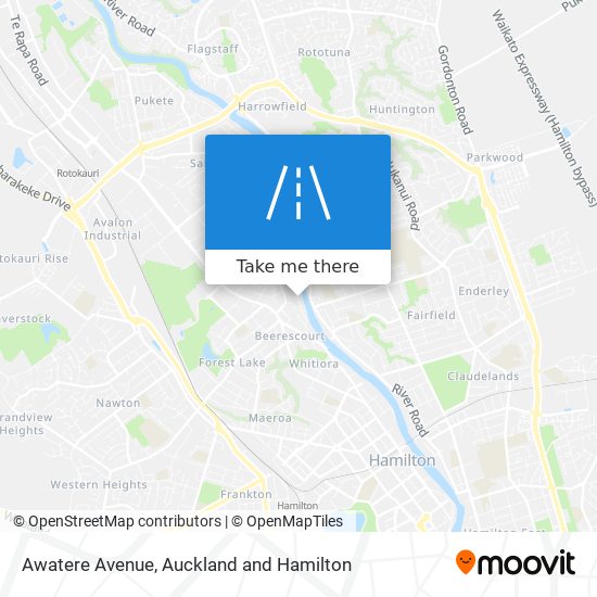 Awatere Avenue map