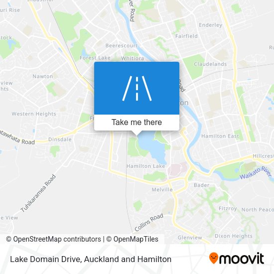Lake Domain Drive map