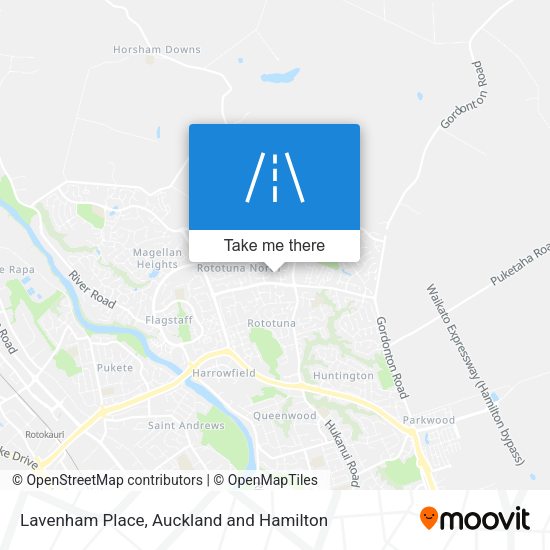Lavenham Place map