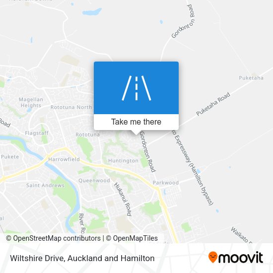 Wiltshire Drive map