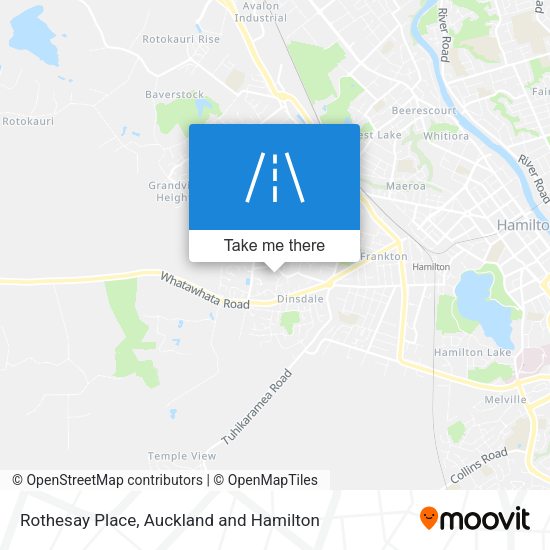 Rothesay Place map